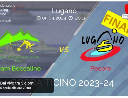 Finale coppa Ticino 2023-2024: 5 aprile ore 20.15 alla Resega di Lugano.